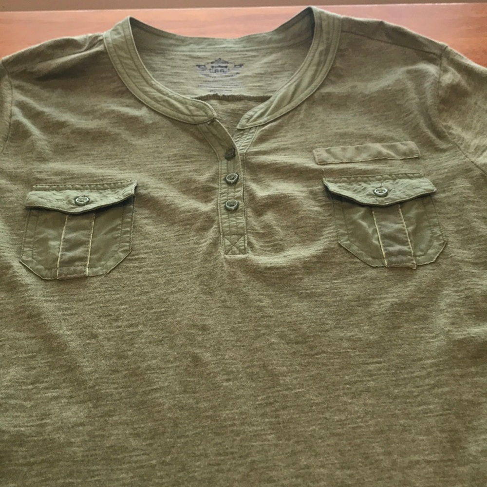 Woman’s Route 66 Green Pocket Tee